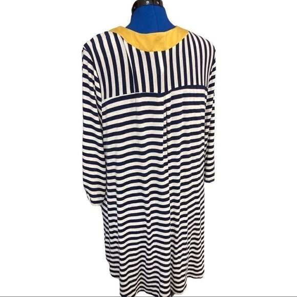 ALISON GRACE, Tunic Top, Blue,White &Gold, 2X‎ - Picture 2 of 10